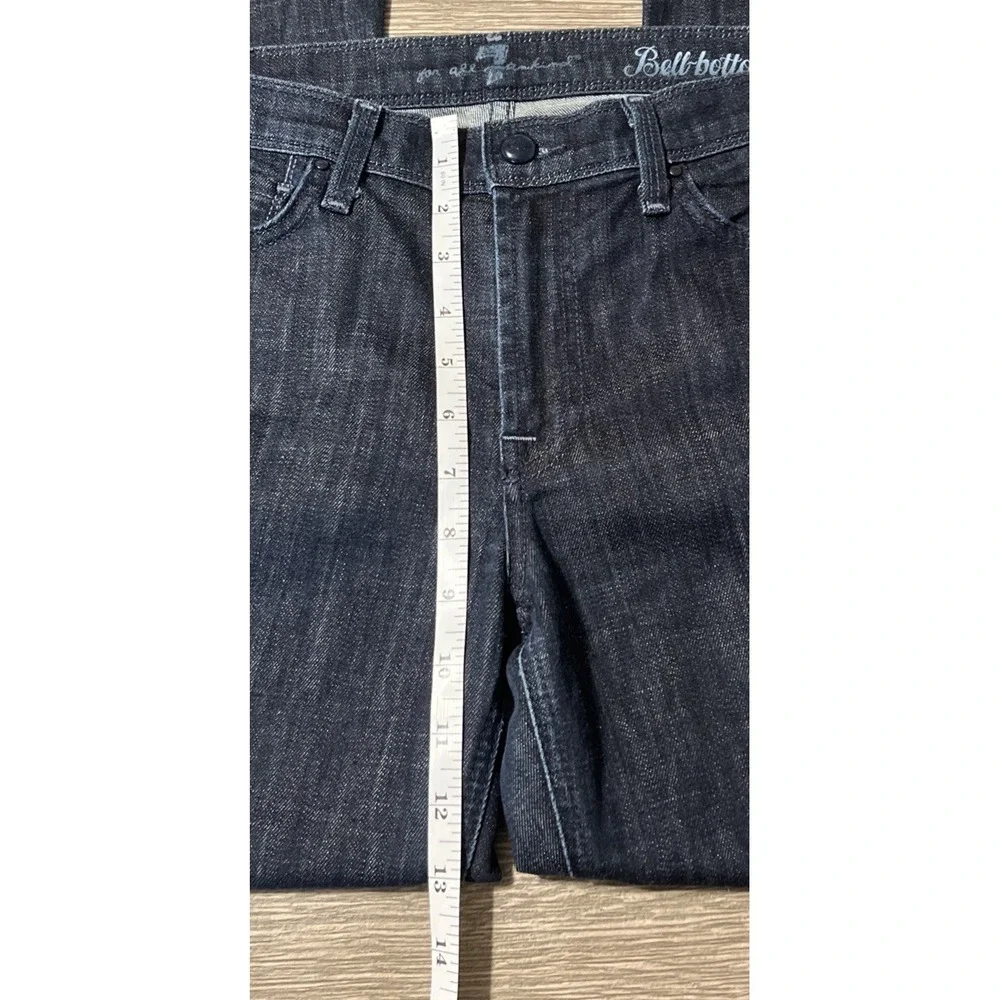 7 For All Mankind Vintage Women's Bell-Bottom Mid Rise Jeans Size 28 (29x30)